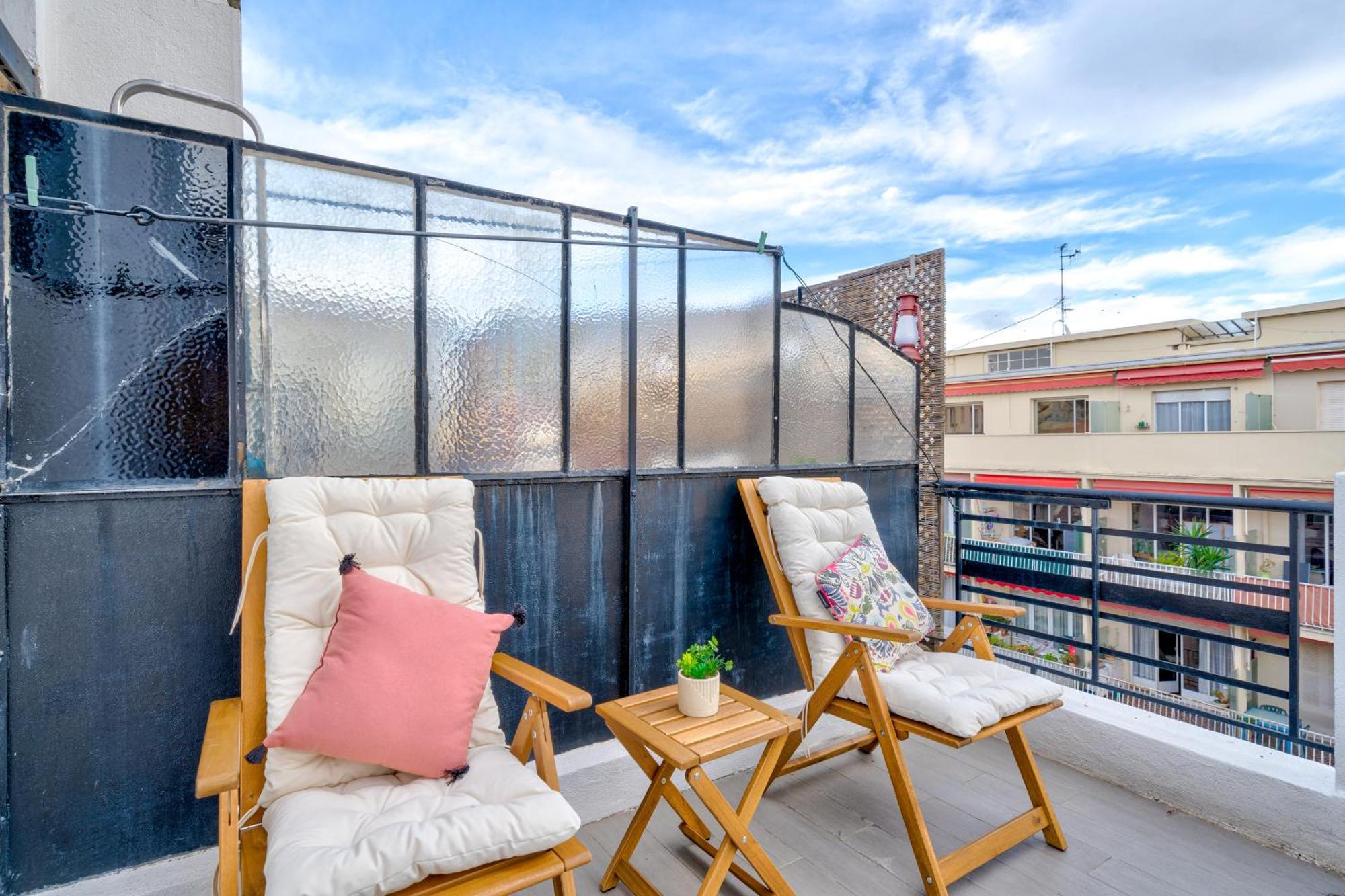 Top Floor Terrace - Dernier Etage Terrasse Cosy Nice Exterior photo